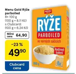 Tesco MENU GOLD Rýže parboiled nabídka