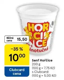 Tesco Senf Hořčice nabídka