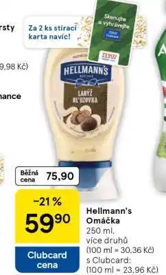 Tesco HELLMANN’S OMÁČKA nabídka