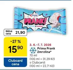 Tesco Prima Prank Zmrzlina nabídka