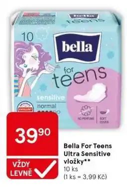 Tesco Bella For Teens Ultra Sensitive vložky nabídka
