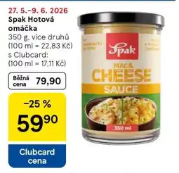 Tesco Spak Hotová omáčka nabídka