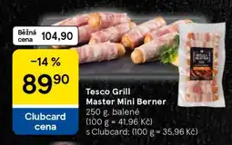 Tesco Tesco Grill Master Mini Berner nabídka