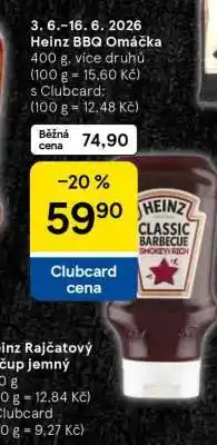 Tesco Heinz BBQ Omáčka nabídka