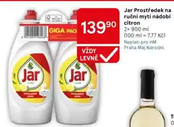 Tesco Jar Prostředek na ruční mytí nádobí citron nabídka