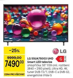 Tesco LG 55UA75003 UHD Smart LED televize nabídka