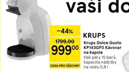 Tesco KRUPS Dolce Gusto KP143GFO Kávovar na kapsle nabídka