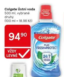 Tesco Colgate ústní voda nabídka