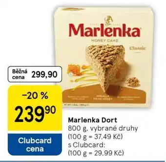 Tesco Marlenka dort nabídka