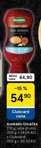 Tesco Avokádo Omáčka nabídka