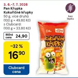 Tesco Pan Křupka Kukuřičné křupky nabídka