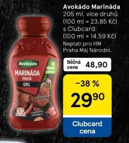 Tesco AVOKÁDO Marináda nabídka