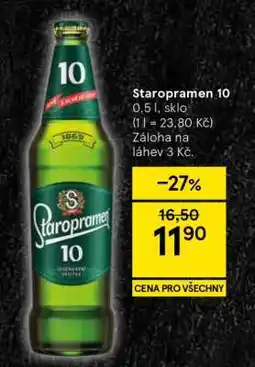 Tesco Staropramen 10 nabídka
