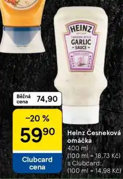 Tesco Heinz Česneková omáčka nabídka