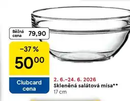 Tesco Skleněná salátová mísa nabídka