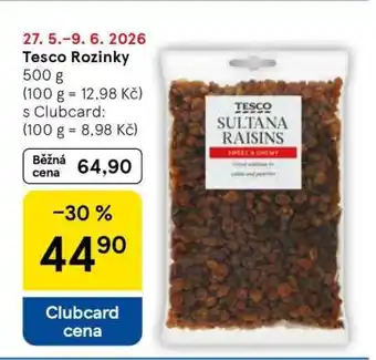 Tesco Tesco Rozinky nabídka
