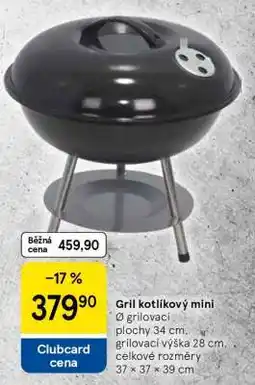 Tesco Gril kotlíkový mini nabídka