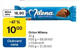 Tesco Orion Milena nabídka