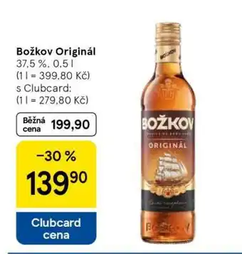 Tesco Božkov Originál nabídka