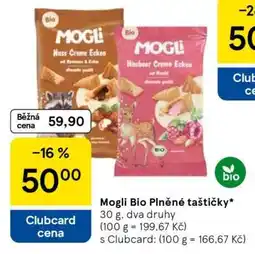 Tesco Mogli Bio Plněné taštičky nabídka