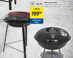 Tesco Mini gril kulatý nabídka