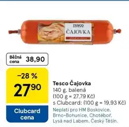 Tesco Tesco Čajovka nabídka
