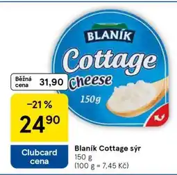 Tesco Blaník Cottage sýr nabídka