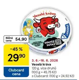 Tesco Veselá kráva nabídka