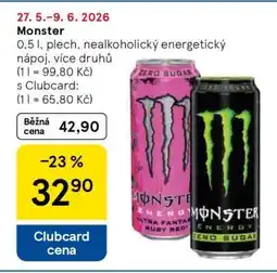 Tesco Monster nabídka