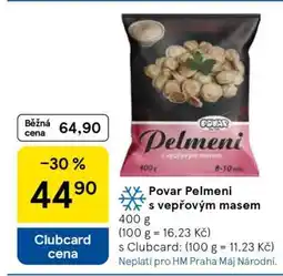Tesco Povar Pelmeni s vepřovým masem nabídka