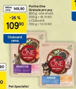 Tesco PURINA ONE Granule pro psy nabídka