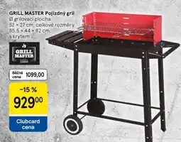 Tesco GRILL MASTER Pojízdný gril nabídka