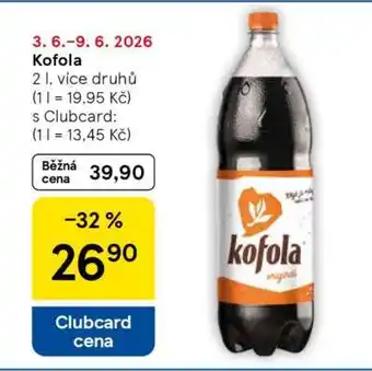 Tesco Kofola nabídka