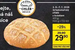 Tesco Středomořský chléb s kváskem nabídka