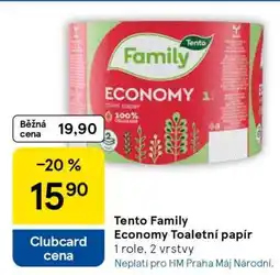 Tesco Tento Family Economy Toaletní papír nabídka