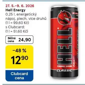 Tesco Hell Energy nabídka