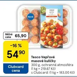Tesco Tesco Vepřové masové kuličky nabídka