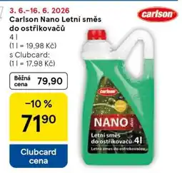 Tesco Carlson Nano Letní směs do ostřikovačů nabídka