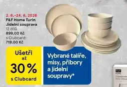 Tesco F&F Home Turin Jídelní souprava nabídka