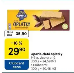 Tesco Opavia Zlaté Oplatky nabídka