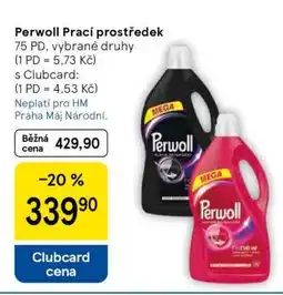 Tesco Perwoll Prací prostředek nabídka