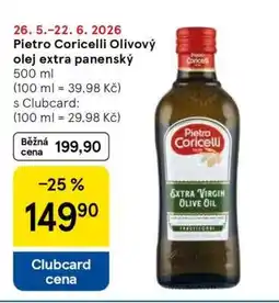 Tesco Pietro Coricelli Olivový olej extra panenský nabídka