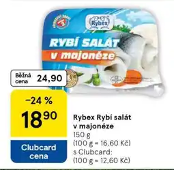 Tesco Rybex Rybí salát v majonéze nabídka