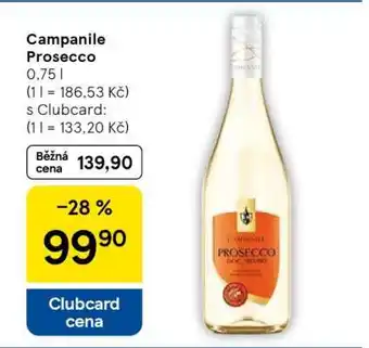 Tesco Campanile Prosecco nabídka