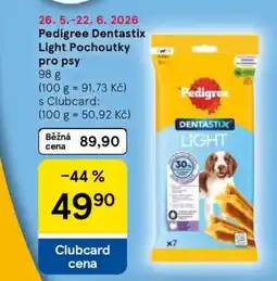Tesco Pedigree Dentastix Light Pochoutky pro psy nabídka