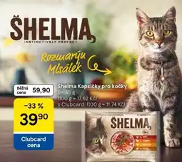 Tesco Shelma kapsičky pro kočky nabídka