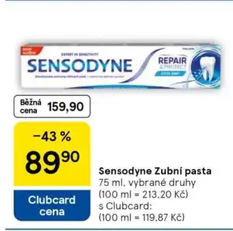 Tesco Sensodyne zubní pasta nabídka