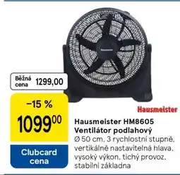 Tesco Hausmeister HM8605 Ventilátor podlahový nabídka