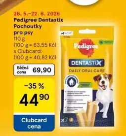 Tesco Pedigree DentaStix pochoutky pro psy nabídka