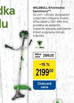 Tesco WILDBULL Křovinořez benzínový nabídka